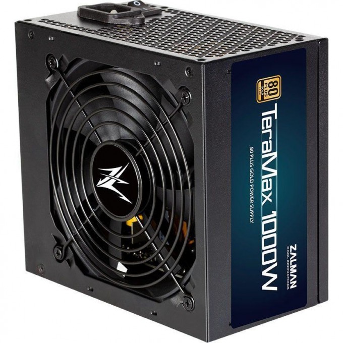 Блок питания ZALMAN , 1000W, ATX12V V2.52, APFC, 12CM FAN, 80+ GOLD, FULL MODULAR, RETAIL ZM1000-TMX Блок питания ZALMAN , 1000W, ATX12V V2.52, APFC, 12CM FAN, 80+ GOLD, FULL MODULAR, RETAIL ZM1000-TMX