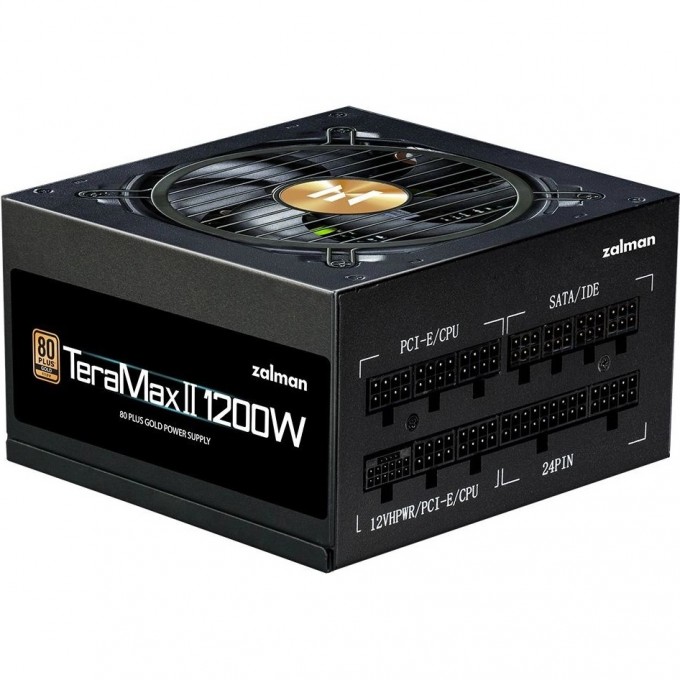 Блок питания ZALMAN ATX 1200W 80+ gold (20+4pin) APFC 120mm fan 12xSATA Cab Manag RTL ZM1200-TMXII Блок питания ZALMAN ATX 1200W 80+ gold (20+4pin) APFC 120mm fan 12xSATA Cab Manag RTL ZM1200-TMXII