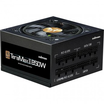 Блок питания ZALMAN ATX 850W ZM850-TMX2 80+ gold 24pin APFC 120mm fan 12xSATA Cab Manag RTL