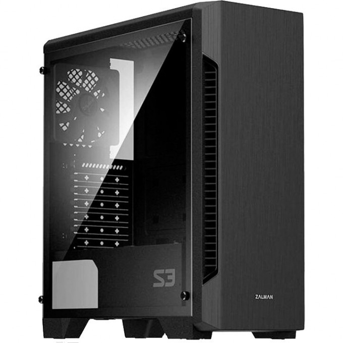 Корпус ZALMAN , ATX, BLACK, TEMPERED GLASS WINDOW, 2X3.5", 2X2.5", 2XUSB2.0, 1XUSB3.0, FRONT 2X120MM S3 TG Корпус ZALMAN , ATX, BLACK, TEMPERED GLASS WINDOW, 2X3.5", 2X2.5", 2XUSB2.0, 1XUSB3.0, FRONT 2X120MM S3 TG