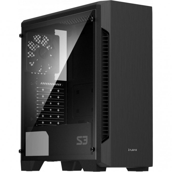 Корпус ZALMAN , ATX, BLACK, WINDOW, 2X3.5", 2X2.5", 2XUSB2.0, 1XUSB3.0, REAR 1X120MM S3 Корпус ZALMAN , ATX, BLACK, WINDOW, 2X3.5", 2X2.5", 2XUSB2.0, 1XUSB3.0, REAR 1X120MM S3