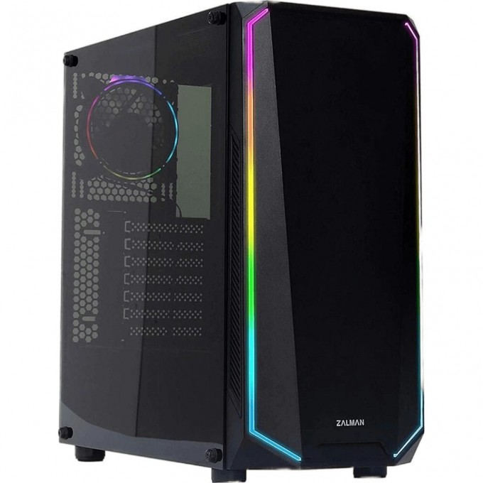 Корпус ZALMAN , ATX, BLACK, WINDOW, EDGE RGB DESIGN, 2X3.5", 2X2.5", 2XUSB2.0, 2XUSB3.0, FRONT 1X120MM, REAR 1X120MM ARGB K1 REV.B Корпус ZALMAN , ATX, BLACK, WINDOW, EDGE RGB DESIGN, 2X3.5", 2X2.5", 2XUSB2.0, 2XUSB3.0, FRONT 1X120MM, REAR 1X120MM ARGB K1 REV.B