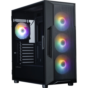 Корпус ZALMAN i3 Neo v2 черный без БП ATX 4x120mm 2xUSB2.0 1xUSB3.0 audio bott PSU