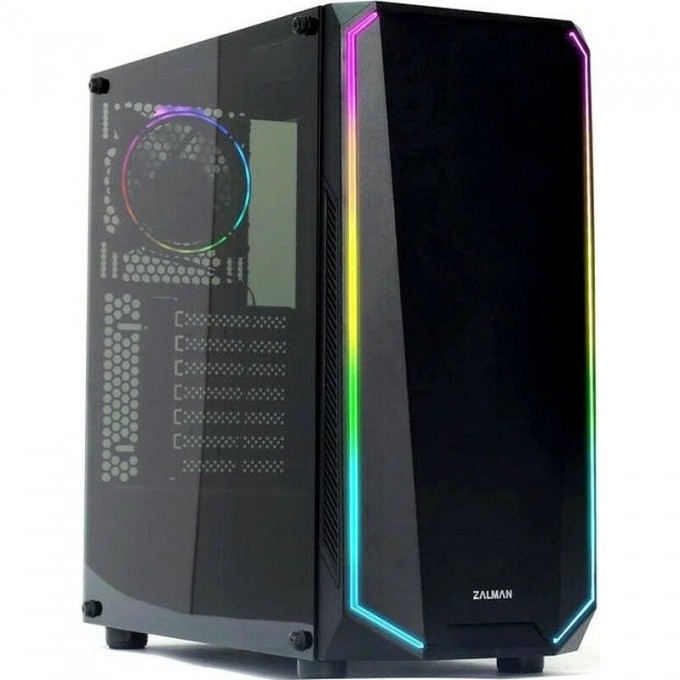 Корпус ZALMAN K1 REV.B черный без БП ATX 6x120mm 5x140mm 2xUSB2.0 2xUSB3.0 audio bott PSU K1 BLACK Корпус ZALMAN K1 REV.B черный без БП ATX 6x120mm 5x140mm 2xUSB2.0 2xUSB3.0 audio bott PSU K1 BLACK