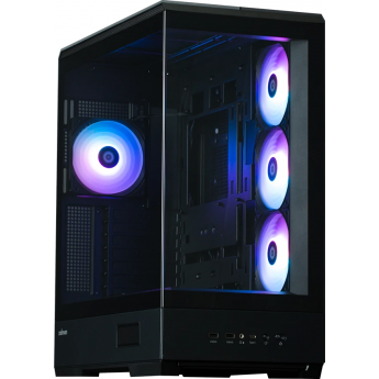 Корпус ZALMAN P50 DS черный без БП ATX 8x120mm 2xUSB3.0 audio bott PSU