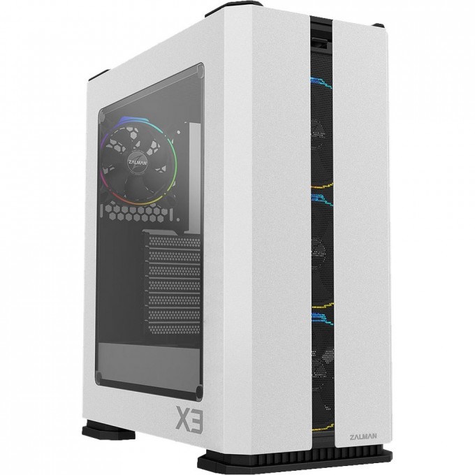 Корпус ZALMAN X3, ATX, WHITE, WINDOW, 2X3.5", 2X2.5", 2XUSB2.0, 2XUSB3.0, FRONT 3X120MM RGB, REAR 1X120MM RGB X3 WHITE Корпус ZALMAN X3, ATX, WHITE, WINDOW, 2X3.5", 2X2.5", 2XUSB2.0, 2XUSB3.0, FRONT 3X120MM RGB, REAR 1X120MM RGB X3 WHITE