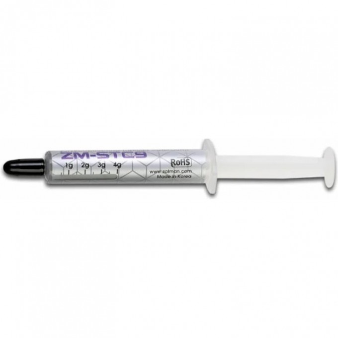 Термопаста ZALMAN SUPERCONDUCTING THERMAL COMPOUND, THERMAL CONDUCTIVITY 9.1W/M-K, VISCOSITY 250PA.S ZM-STC9 Термопаста ZALMAN SUPERCONDUCTING THERMAL COMPOUND, THERMAL CONDUCTIVITY 9.1W/M-K, VISCOSITY 250PA.S ZM-STC9